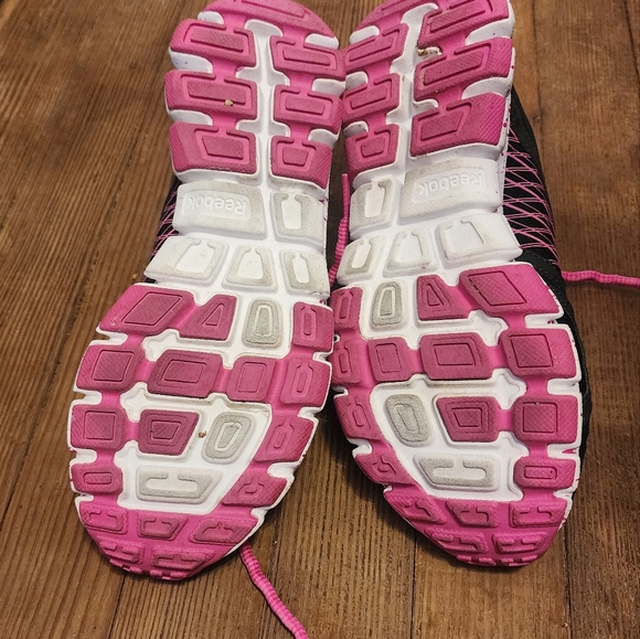 Reebok SmoothFlex Flyer Memory Foam Pink Shoes - Picture 4 of 6